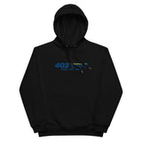 Embroidered OG 402video Premium Hoodie (White or Black)