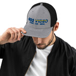 Hat's - Embroidered OG 402video Mesh Trucker Cap